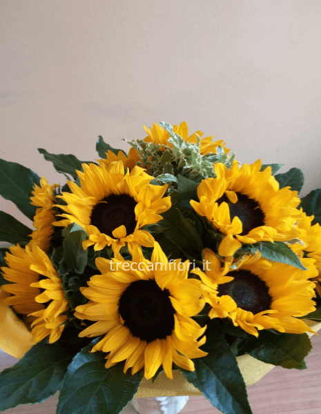 Bouquet di girasoli