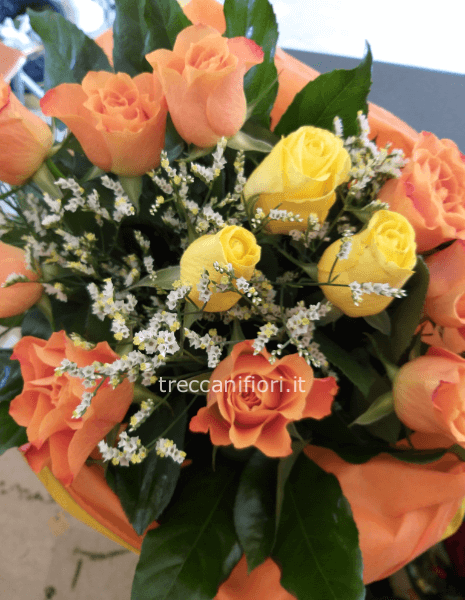 Bouquet di rose gialle 
