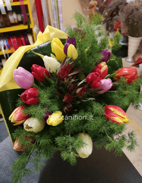 Bouquet di tulipani misti