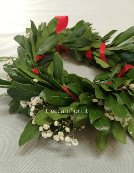 Coroncina d´alloro con gisophila