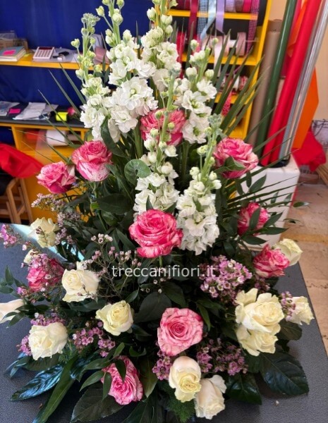 CESTO FUNEBRE COLORATO